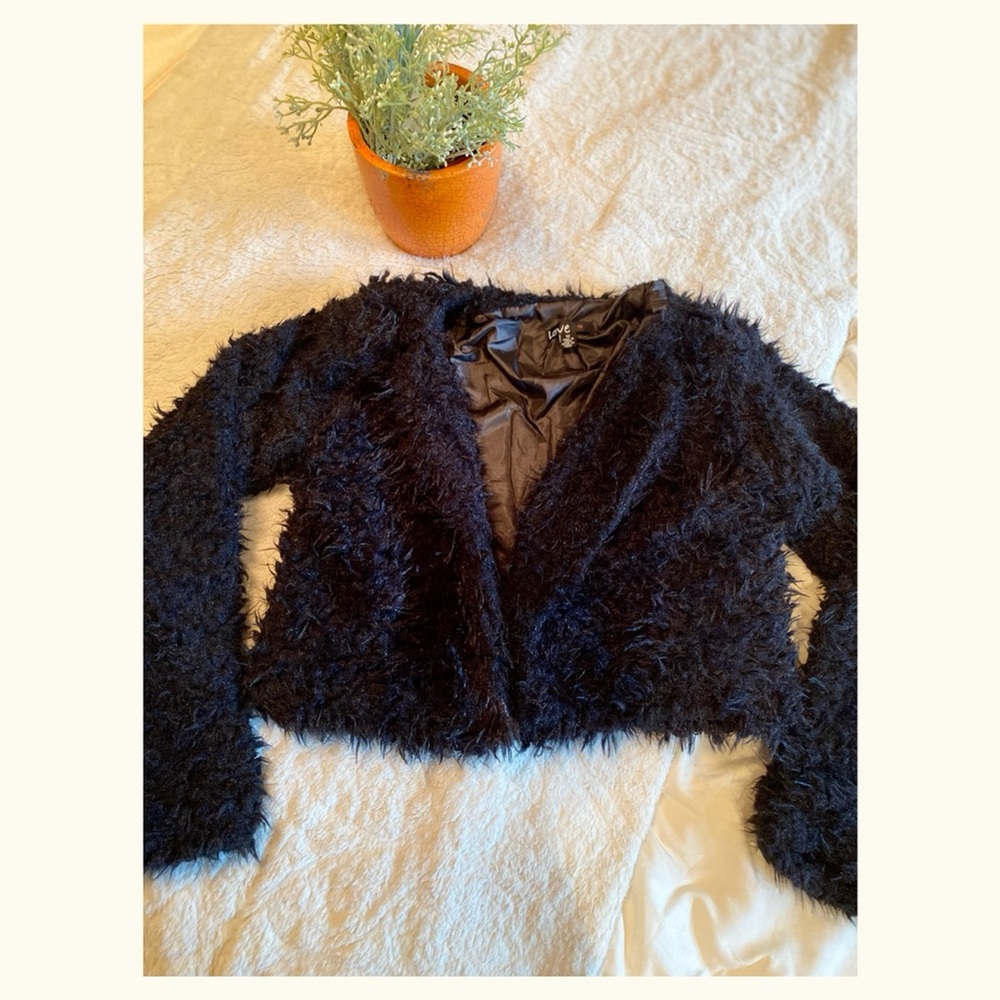 Faux Fur Cropped Jacket